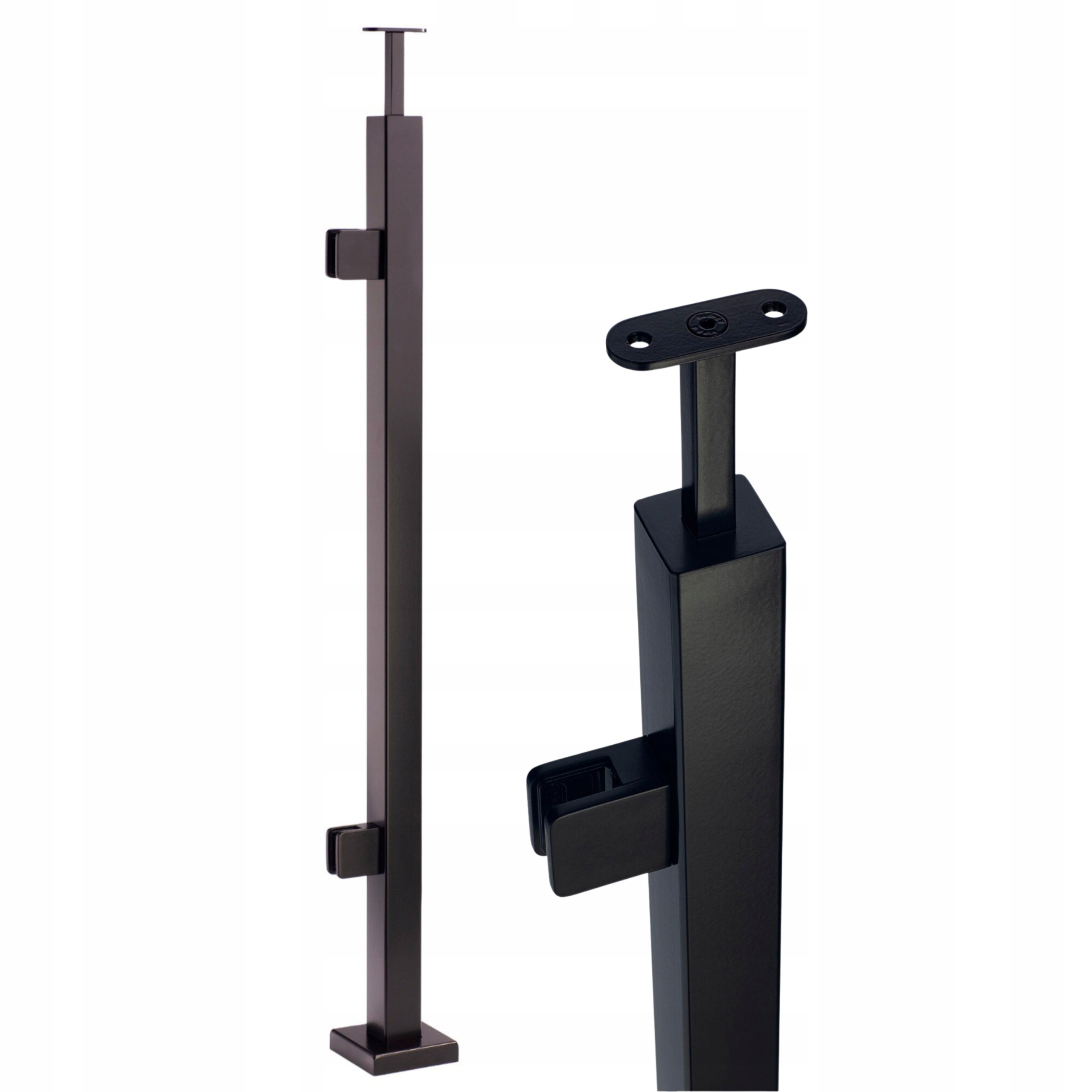 STĹPEK BALUSTRADE 40x40 ČIERNY HLADKÝ ŠTARTÉR